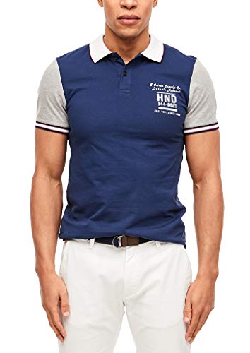 S.Oliver T-Shirt Kurzarm Polo, 5670 Blu Inchiostro...
