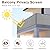 SUNNY GUARD 3'x10' Brown-Grey Balcony Privacy Screen Fence, Apartments Railing Screen, Heavy Duty Wind Block Screen for Outdoor,Porch,Patio,Deck Privacy?We Make Custom Sizes?