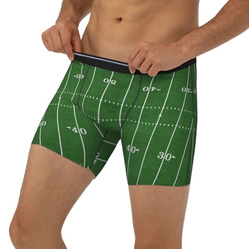 Basketball Men'S Boxer Briefs Comfort Soft Stretch Long Leg Underwear2