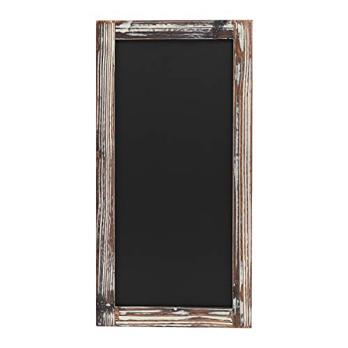 Liry Products Vintage Rustic Brown Torched Wood Framed Blackboard Wall Décor Hanging Chalk Board Sign Erasable Memo Chalkboard Message Display Store Sign Restaurant Café Bar Kitchen Classroom Wedding #TOP1