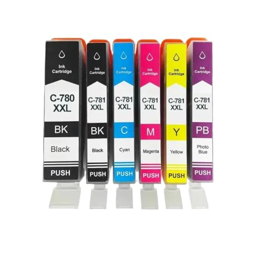 Cartouche d'encre PGI-780XL CLI-781XL pour corriger les impressions ternes sur TS9170 TS8370