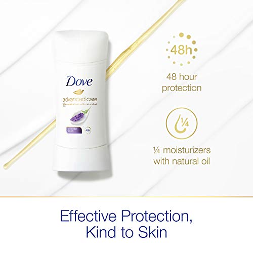 Dove Advanced Care Antiperspirant Deodorant Stick For Women, Lavender Fresh, For 48 Hour Protection And Soft And Comfortable Underarms, 2.6 Ounce (Pack Of 4) #TOP2