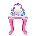 Principessa Dressing Table Principessa Fingere Vanity Set di Mirror compongono Ragazze Dressing Table Playset di Accessori del Gioco di Ruolo for Kids Toy Giocattoli Domestici