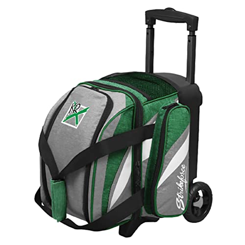 KR Strikeforce Cruiser Single Roller Bowling Bag Grey/Green