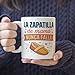 Imagen de MUGFFINS Taza mamá graciosa con frase La zapatilla de mamá nunca falla en Español 330 Ml
