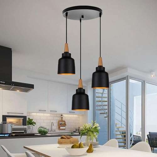 Lámpara colgante de isla de cocina moderna y dormitorio con cadena ajustable 5