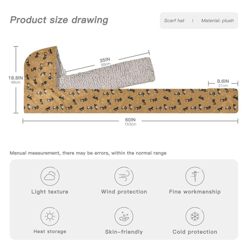 Women Scarf Bernese Mountain Dog Winter 3 in 1 Warm Hooded Hat Scarf Pullover Mitten Combo Weather Neck Warmer4