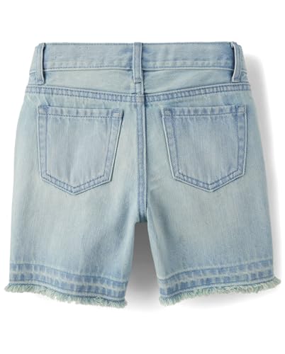 Image of The Children's Place Girls' Denim Bermuda Shorts