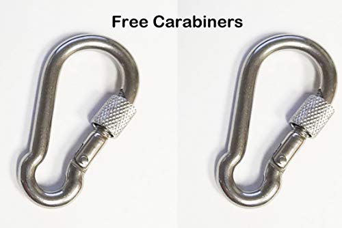 15Ft Tree Swing Hanging Kit Straps (Set Of 2) Hold 5000 Lbs Extra Long | 15Ft | Rope Hammock & Tire Swing Tree Swing Fast & Easy Way To Hang Any Swing – Outdoor Swing Hangers (15Ft) #TOP6