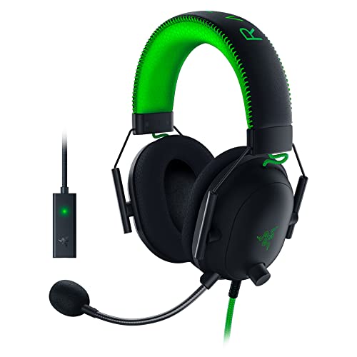Razer BlackShark V2 Special Edition ゲーミングヘッドセット Black/Green...