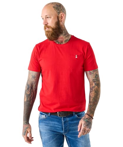 Image of Joe Browns Mens Short Sleeve Basic T-Shirt Light Pink XX-Large