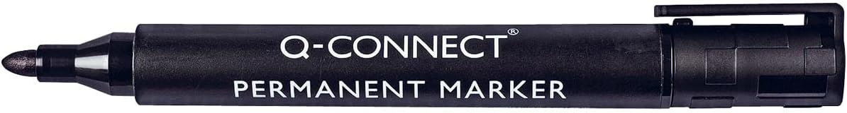 Permanent Marker Q-CONNECT round, 1. 5-3mm (line), black