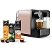Produktbild Tchibo Cafissimo milk Kaffeemaschine Kapselmaschine inkl. 30 Kapseln für Caffè Crema, Espresso, Kaffee und Milchspezialitäten, Soft Rose