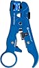 Jonard Tools UST-525 Universal Cable Stripping Tool with Cable Stop for Coax, Network, and Telephone Cables