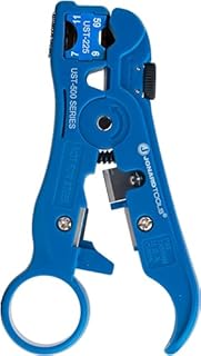 Jonard Tools UST-525 Universal Cable Stripping Tool with Cable Stop for Coax, Network, and Telephone Cables