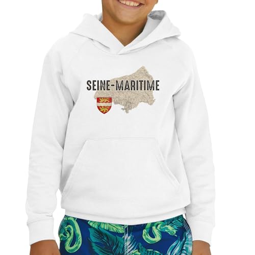 Sweat enfant Seine Maritime 76 premium coton Rouen vintage