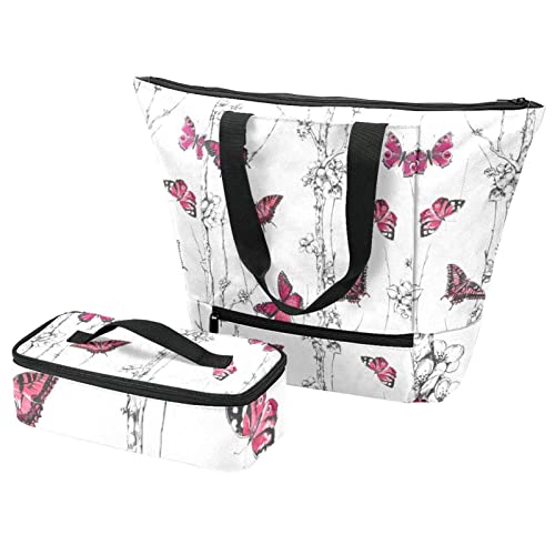 Boîte à déjeuner et sac fourre-tout isolant pour le travail et l'école