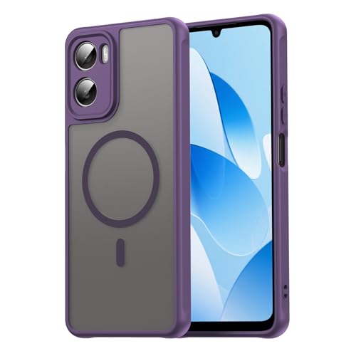 Image of Compatible with Motorola Moto G06 Power Case Cover,Compatible with MagSafe,Anti-Fall,Compatible with Motorola Moto G06 XT2535-1 XT2535-2 XT2535-14 Cell Protective Phone Case Purple