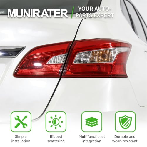 munirater Tail Light Assembly OE Style Replacement for Sentra 2016 Brake Lamp Outer Passenger Side by munirater - Used condition - Image 3