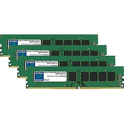 Mémoire RAM DDR4 32Go 3200MHz ECC UDIMM pour serveurs et stations de travail