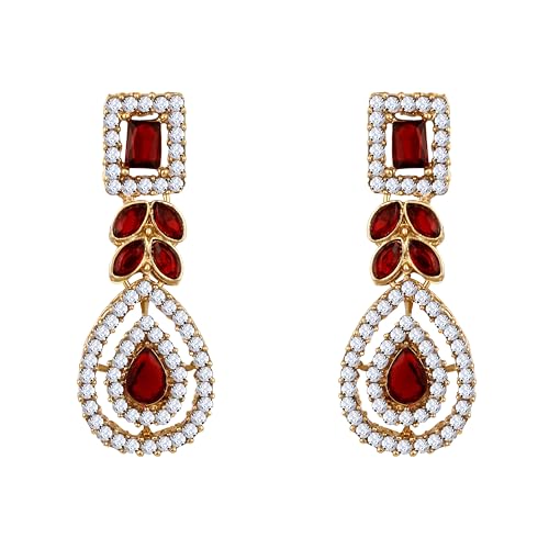 Image of Atasi International AD Diamond Kundan Style Silver Plated Crystals Necklace