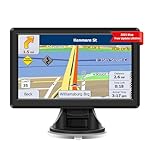 7 inch Sat Nav, Car GPS Navigation System for Trucks, with UK and Europe Maps, Lifetime Free Updates, Support Postcode Search and Voice Guidance, Speed Camera Alert, Lane Guidance Assist, POI