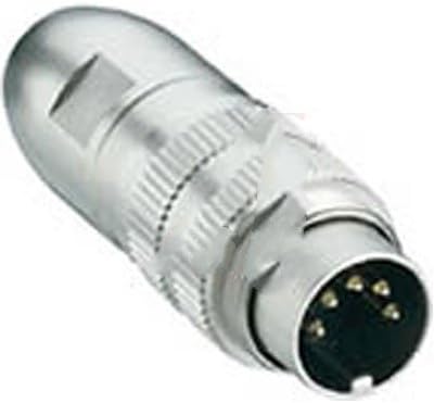 Lumberg 0332-1 08-1, 8 Pole Circular Male Connector w/Shielding, IP68 Watertight