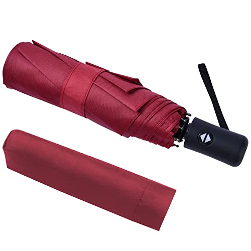 Vicloon Paraguas Plegable Automático con 8 Varillas,Abrir y Cerrar Automático,Secado Rápido 210T Tela y Mango Antideslizante – Resistente al Viento Paraguas para Adultos,Niños