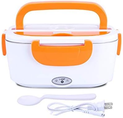 Ladila Lunch Box with Heating Portable Electric Heating Food Warmer Heater Rice Cooker Container Food Warmer Tiffin