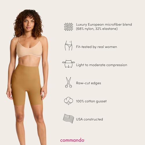 Image of commando - Classic Control Shorts | Shapewear Shorts | Supportive & Smoothing | Soft & Breathable | No Rolling or Riding Up
