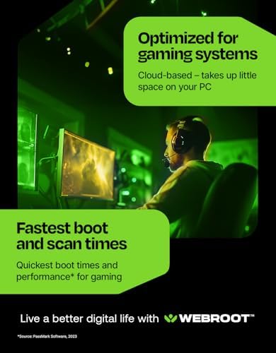 Webroot Antivirus for PC Gamers 2026 | 1 Device | 1 Year Download + System Performance Optimizer | Packaged Version — 사진 4
