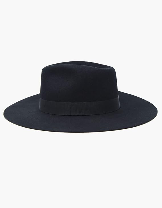 WYETH Wide Brim Black Rancher Hat 