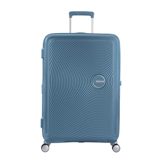 American Tourister Mala de Viagem Curio Azul Grande Expansível