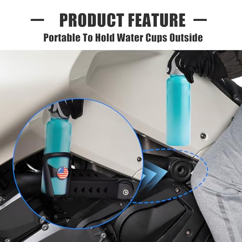 Portavasos Universal Ajustable para Can-Am Spyder F3 Izquierdo miniatura 5