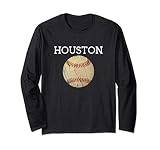 Giant Astro Moon Ball for Houston Hometown Baseball Fans Long Sleeve T-Shirt