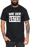 Kurzärmelig Tee Kiki Vater Sohn - Partner t-Shirt Father Son Papa Daddy Men\'s Body Partner Look_2