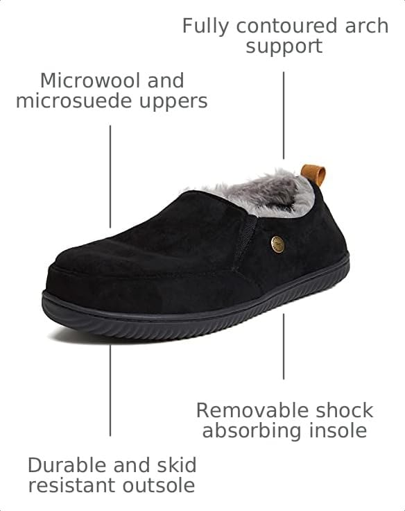 Image of Dearfoams Men's Alpine Zurich Closed Back Slipper