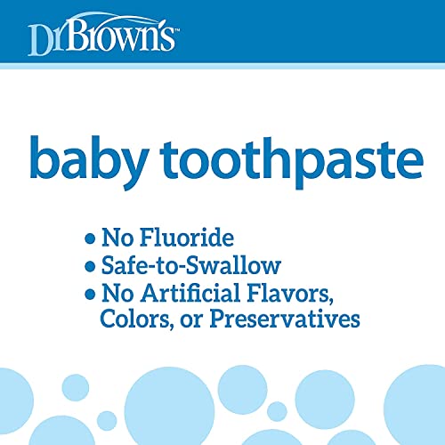 Dr. Brown'S HG063-P4 Fluoride-Free Baby Toothpaste, Infant & Toddler Oral Care thumb #5