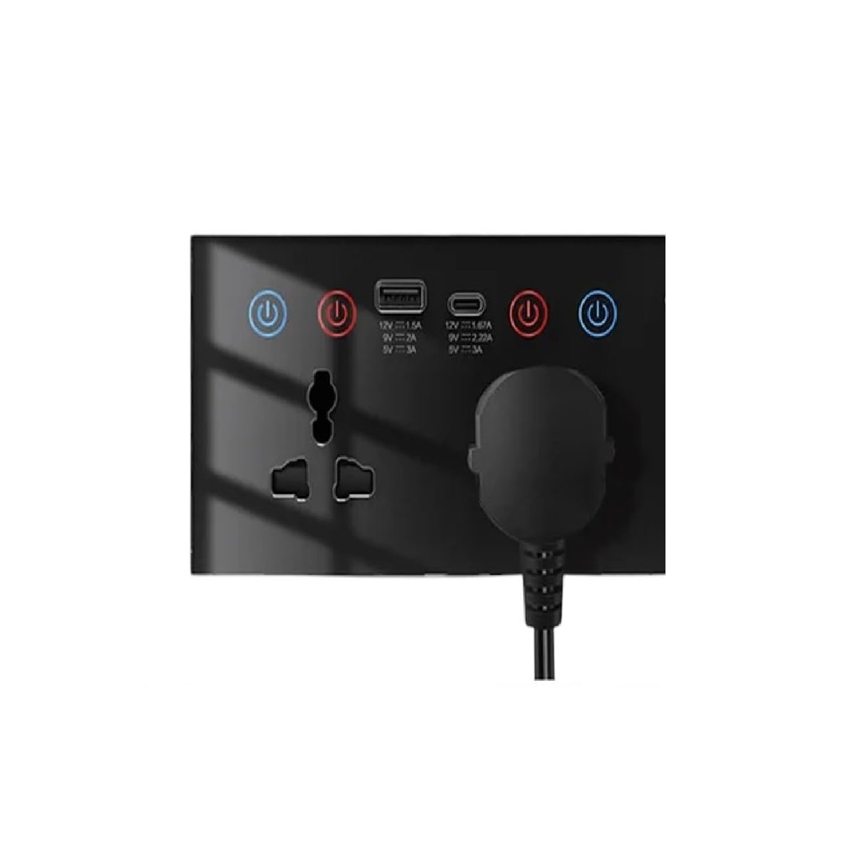 Btlife-Tuya Wif Smart Socket USB Type-C Wall Outlet 4-in-1 Universal Electrical Power Plug Power Monitor Touch Switch