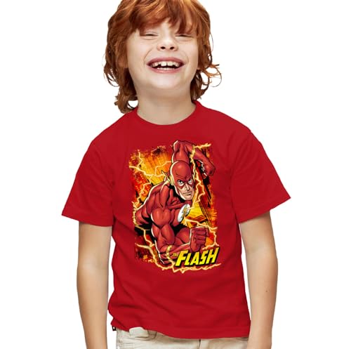 Popfunk The Flash Lightning Punch Kids T Shirt for Youth Toddler Boys and Girls