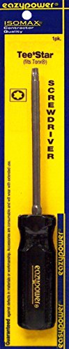Image of Eazypower 80206 1-Pack T7 Tee*Star Isomax 15-inch Screwdriver (Fits Torx Screw)