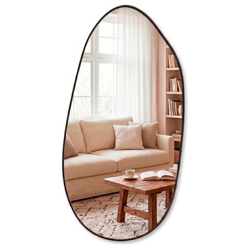 Marctani Espejo Irregular - Espejo Pared Moderno para Baño o Salón - Espejo Recibidor Estilo Minimalista - Espejos Decorativos de Pared Elegantes.