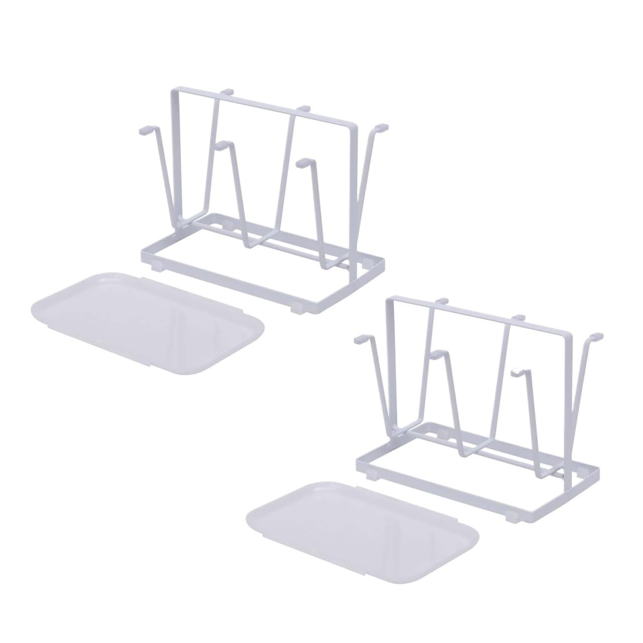 CVdrtyED Mug Shelf Organiser Cup Drying Rack for Countertop with Handle Organizer Storage