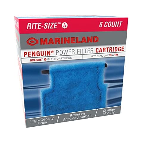Marineland Penguin Rite-Size Cartridge,power filter cartridge, fit penguin 75 & 100,6 count Cover