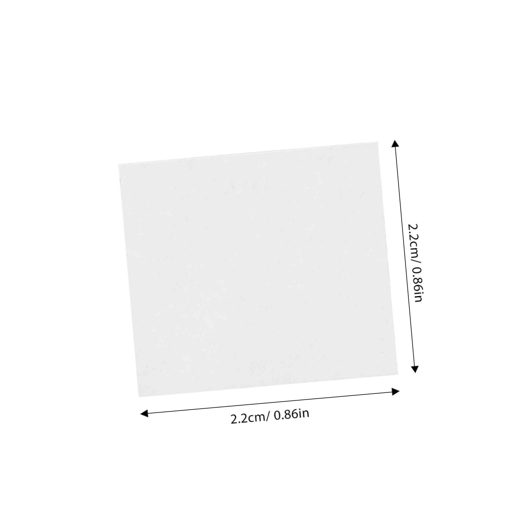 FUNOMOCYA Lab Microscope Slides 100pcs Plastic Disposable Slides 22mm Optimal for Boys and and Urine Tests