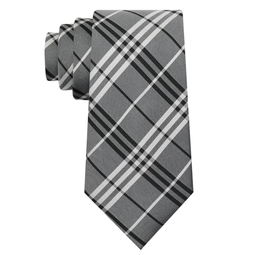 Image of Luckyvestir Striped Ties for Men Classic 3.15 inch Men's Tie Formal Neckties for Business Graduation Dinner Wedding