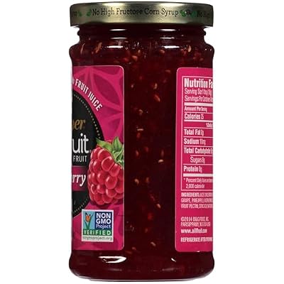 Polaner All Fruit Spreadable Fruit, Red Raspberry, 10 Ounce