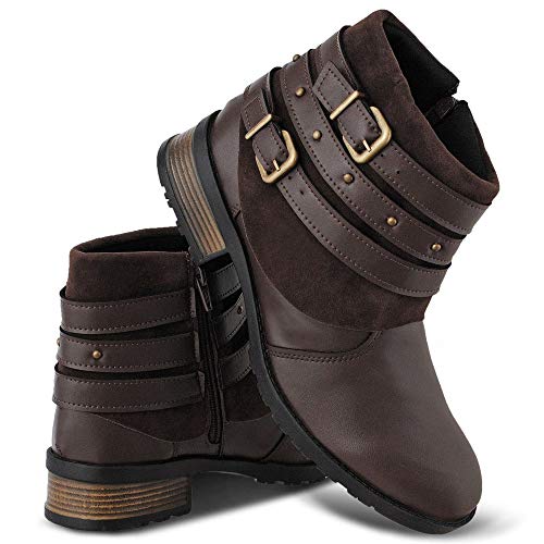 Bota Feminina Montaria Fivela Adaption Marrom - 37