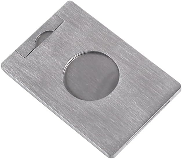 ZUC Cigar Cutter Stainless Steel Single Edge Scissors Portable Slicer Metal Smoking Accessories Tool Case