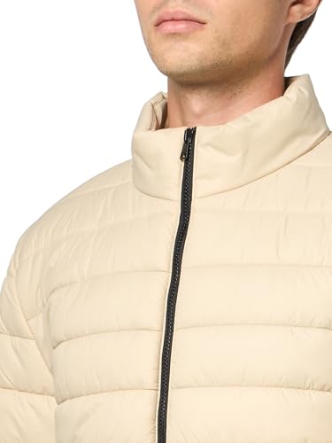 HUGO Men's Contrast Logo Lightweight Nylon Padded Jacket3